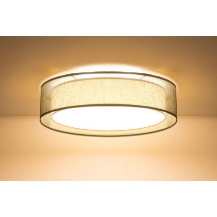 Plafonieră PURO, 2 x E27, 40 W, 230 V, Ø 50 cm, verde