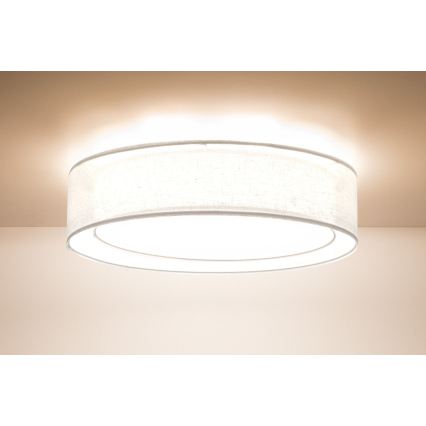 Plafonieră PURO 2xE27/40W/230V Ø 60 cm albă