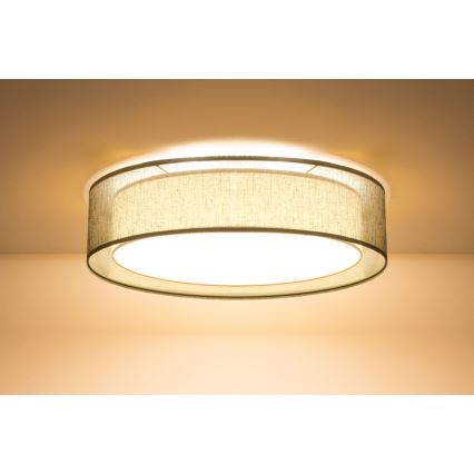 Plafonieră PURO 2xE27/40W/230V, Ø 60 cm, verde