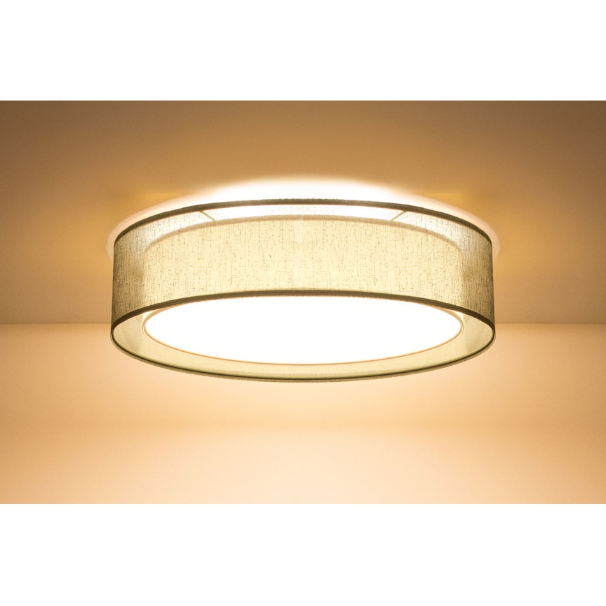 Plafonieră PURO 2xE27/40W/230V, Ø 60 cm, verde