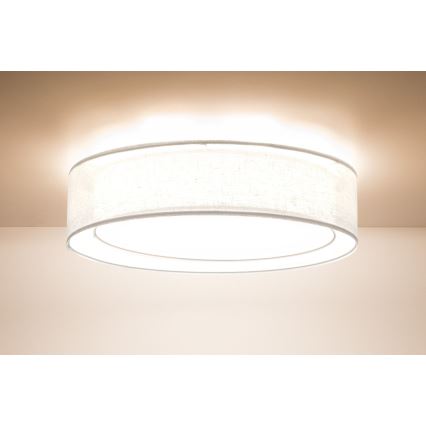 Plafonieră PURO, Ø 50 cm, 2 x E27, 40 W, 230 V, albă