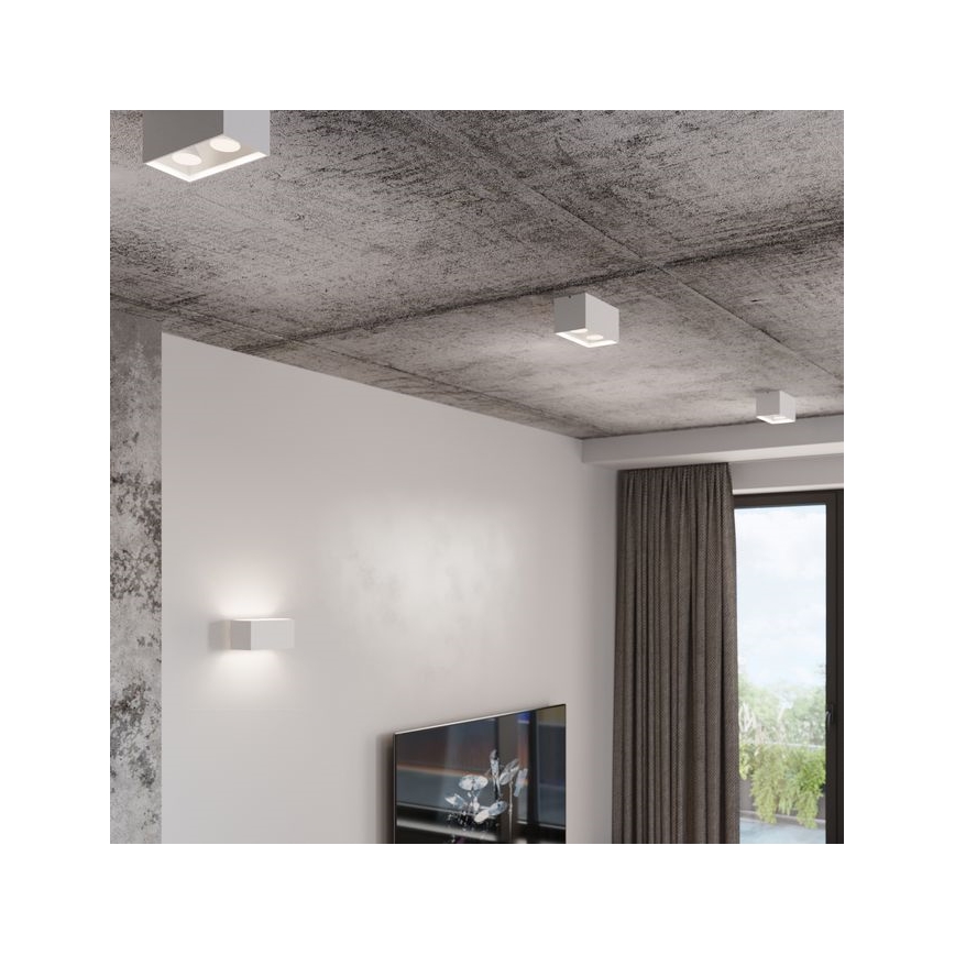 Plafonieră QUAD 2xGU10/40W/230V