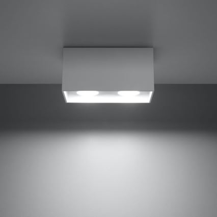 Plafonieră QUAD 2xGU10/40W/230V