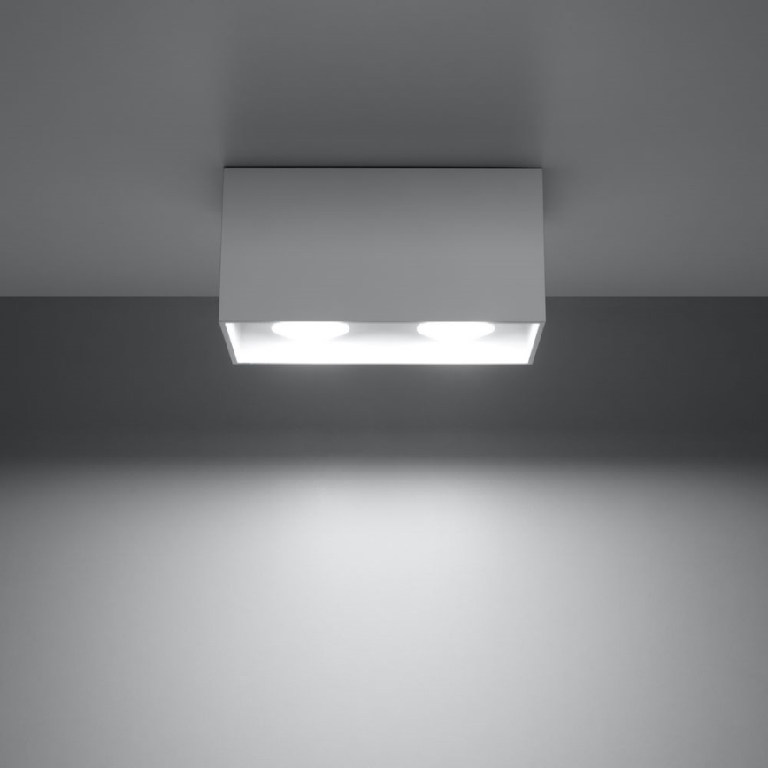 Plafonieră QUAD 2xGU10/40W/230V