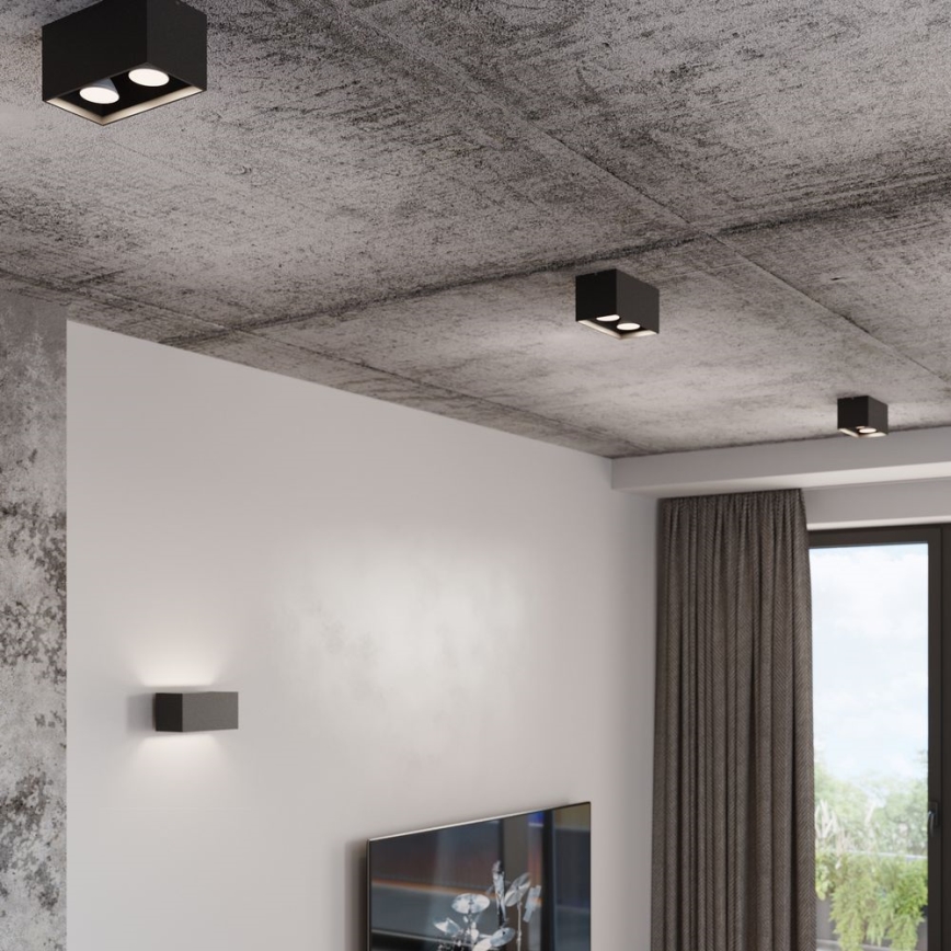 Plafonieră QUAD 2xGU10/40W/230V