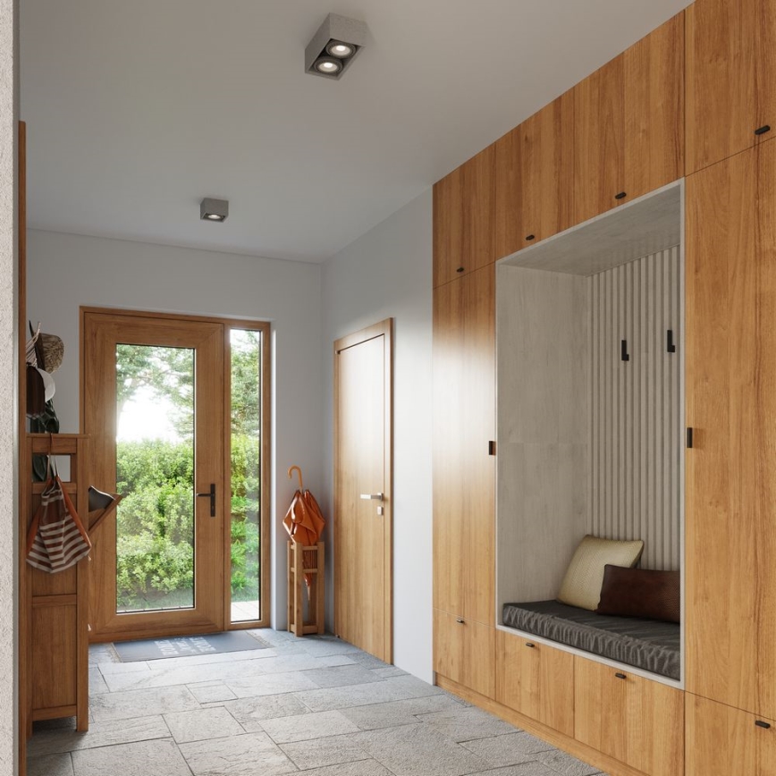 Plafonieră QUATRO AR111 1xGU10/40W/230V beton