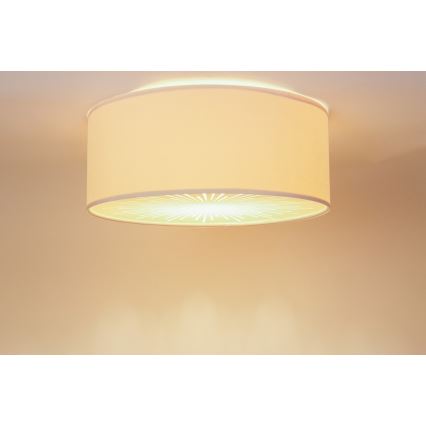 Plafonieră RAYS 2xE27/60W/230V d. 40 cm bej