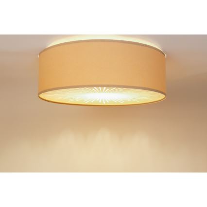 Plafonieră RAYS 2xE27/60W/230V d. 60 cm crem