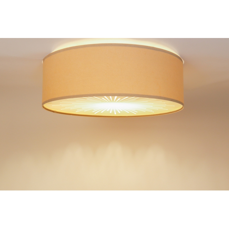 Plafonieră RAYS 2xE27/60W/230V d. 60 cm crem