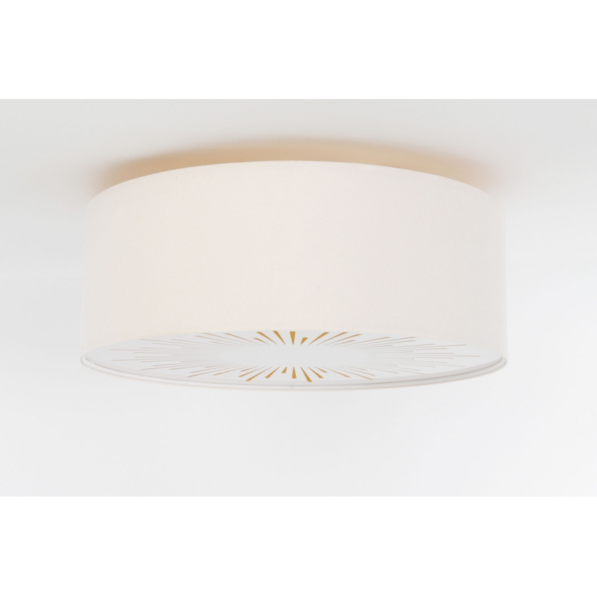 Plafonieră RAYS 2xE27/60W/230V d. 60 cm crem