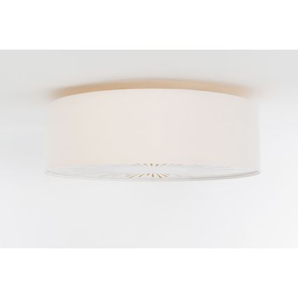 Plafonieră RAYS 2xE27/60W/230V d. 60 cm crem