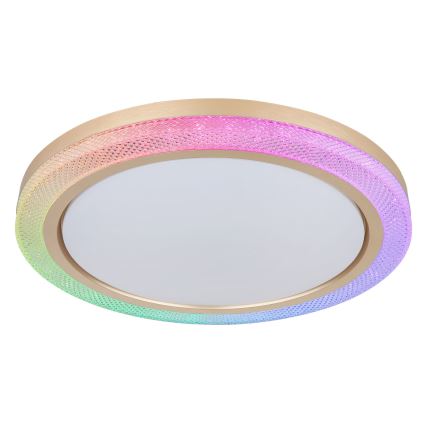 Plafonieră RGBW dimabilă LED/20W/230V 2700-6500K Globo + telecomandă