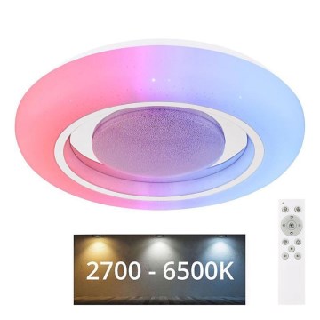 Plafonieră RGBW dimabilă LED/18W/230V 2700-6500K Globo + telecomandă