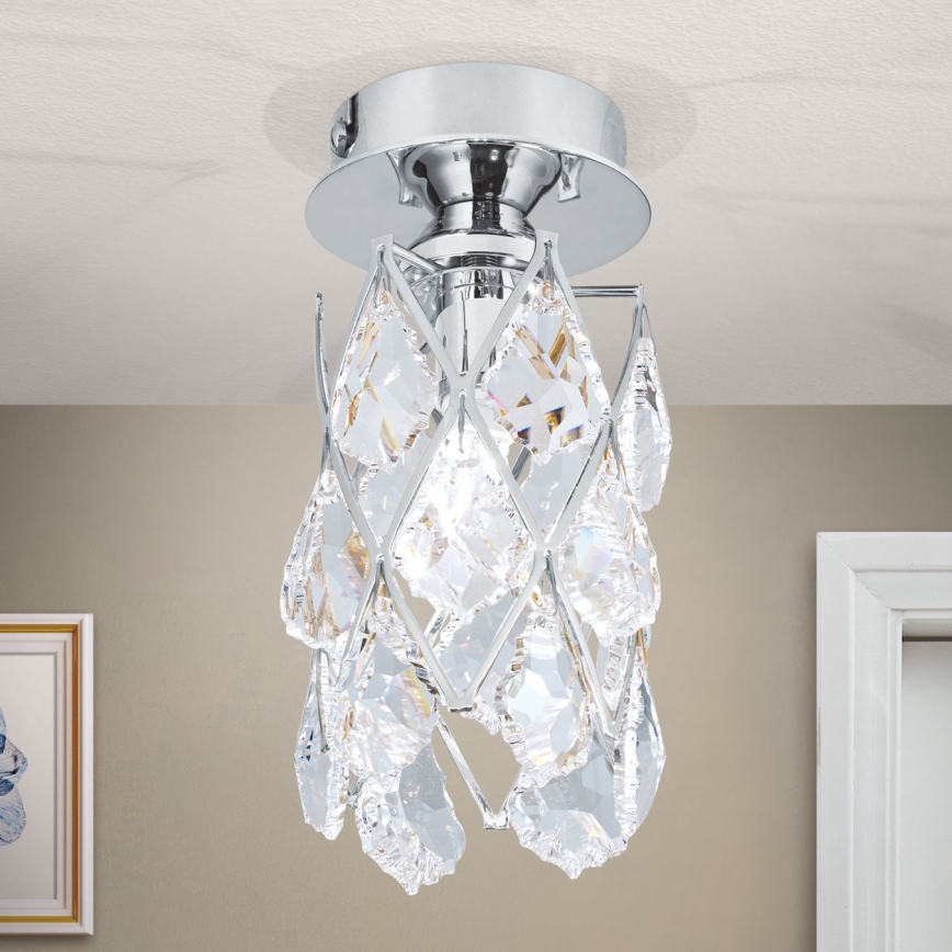 Plafonieră RITA 1xG9/40W/230V, Ø 9 cm, crom lucios