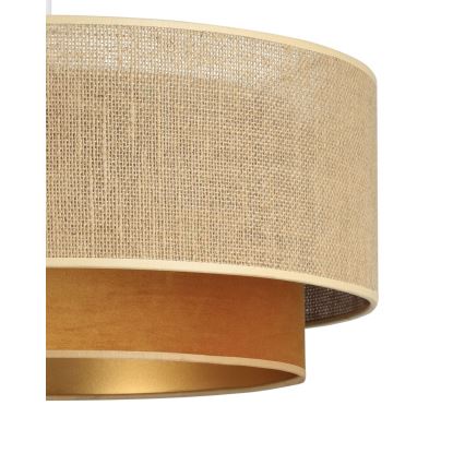 Plafonieră SARTA 1xE27/60W/230V Ø 45 cm cupru/iută