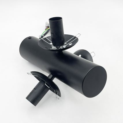 Plafonieră SFERIO 3xE14/5W/230V negru/negru fumuriu