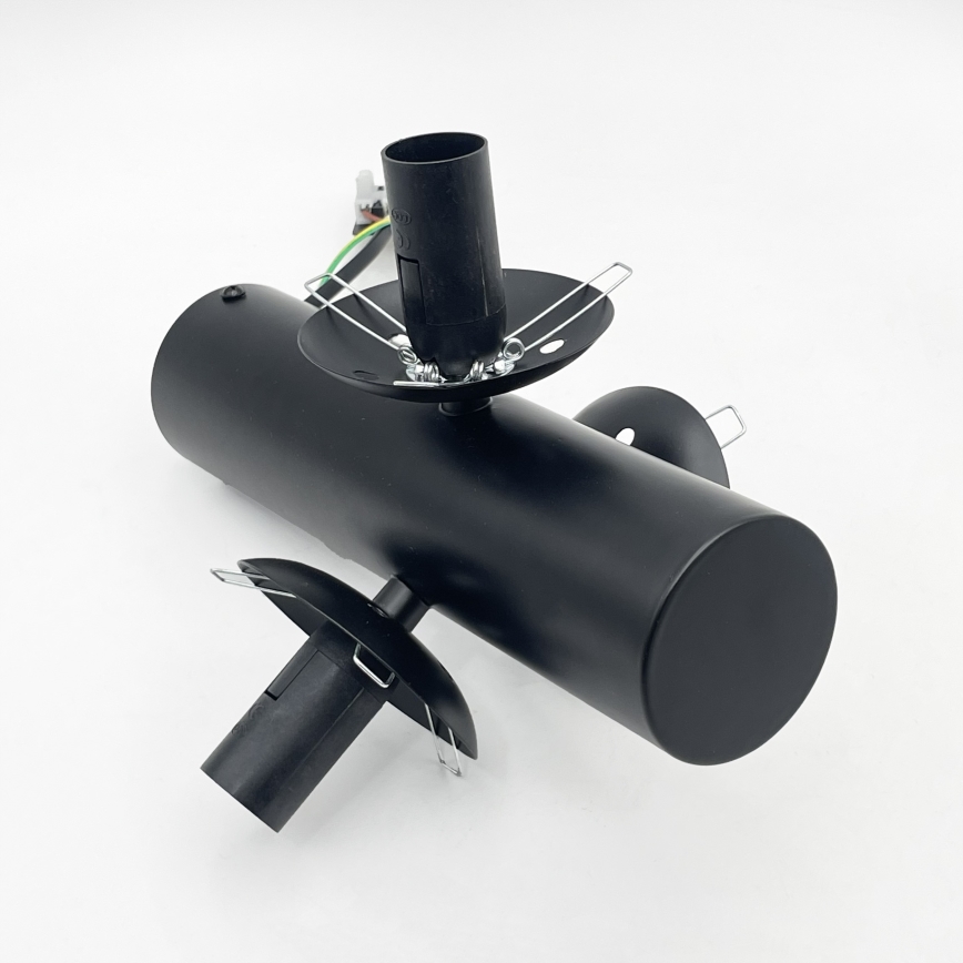 Plafonieră SFERIO 3xE14/5W/230V negru/negru fumuriu