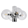 Plafonieră SFERIO 4xE14/5W/230V crom lucios/sticlă transparentă