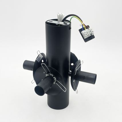 Plafonieră SFERIO 4xE14/5W/230V negru/transparent