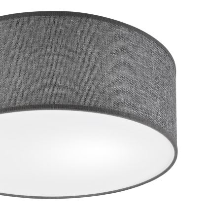 Plafonieră SIRJA 1xE27/15W/230V, Ø 35 cm, gri