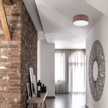 Lustr de tavan SIRJA 1xE27/60W/230V diametru 35 cm maro