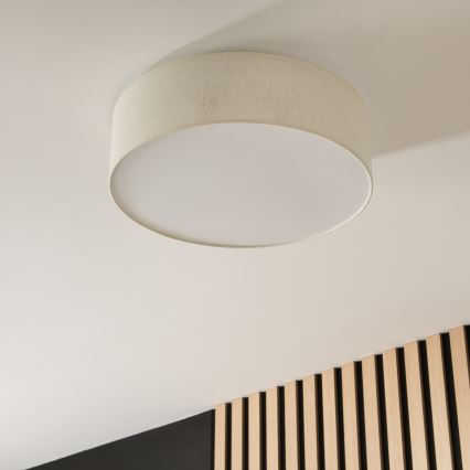 Plafonieră SIRJA, 2 x E27, 15 W, 230 V, Ø 45 cm, crem