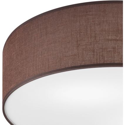 Plafonieră SIRJA, 2 x E27, 15 W, 230 V, Ø 45 cm, maro