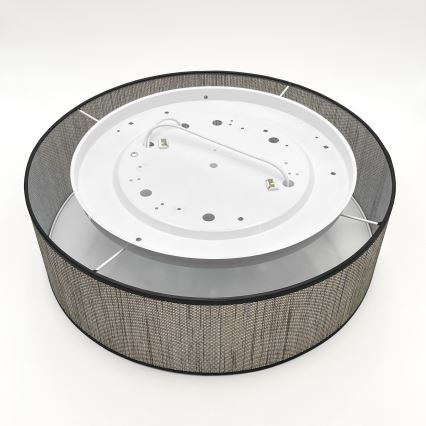 Plafonieră SIRJA, 2 x E27, 15 W, 230 V, Ø 45 cm, maro