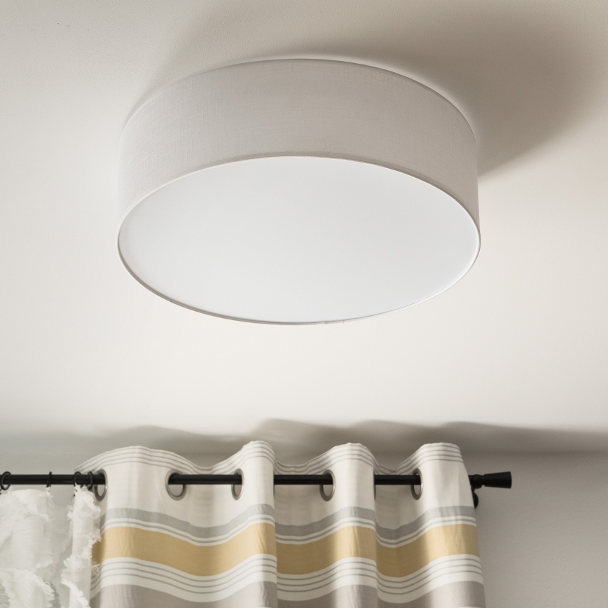 Plafonieră SIRJA 2xE27/15W/230V, Ø 45 cm, albă