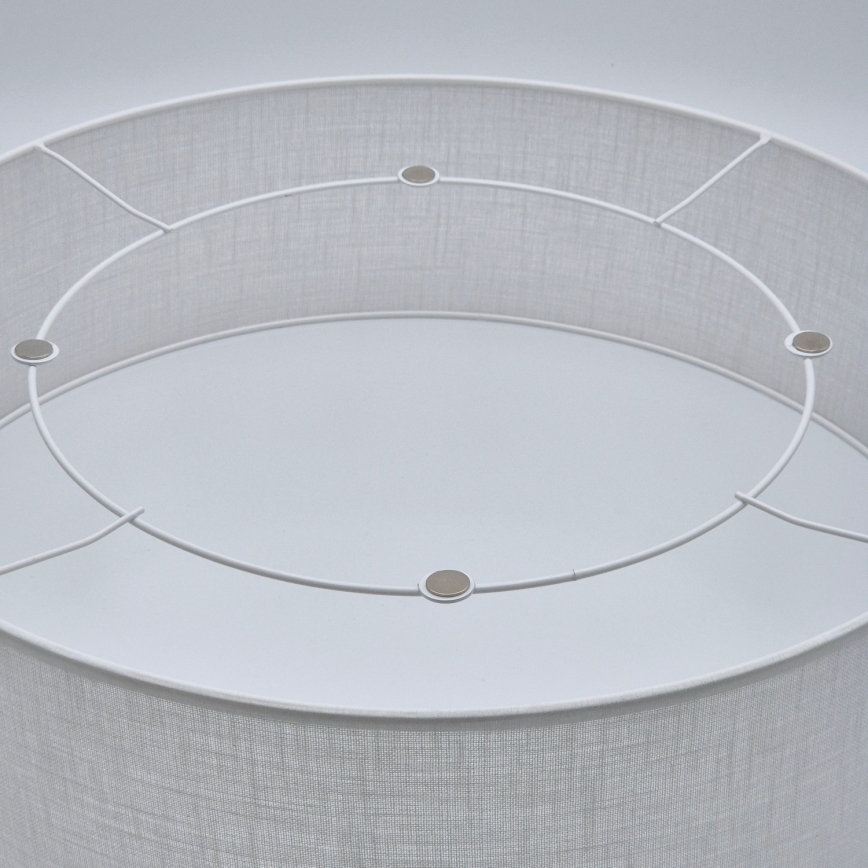 Plafonieră SIRJA 2xE27/15W/230V, Ø 45 cm, albă