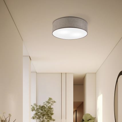 Plafonieră SIRJA 2xE27/15W/230V, Ø 45 cm, maro