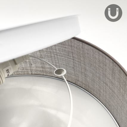 Plafonieră SIRJA 2xE27/15W/230V, Ø 45 cm, maro