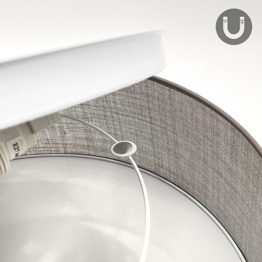 Plafonieră SIRJA 2xE27/15W/230V, Ø 45 cm, maro