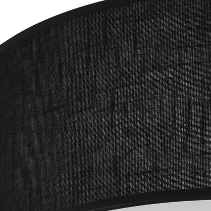 Plafonieră SIRJA 2xE27/15W/230V Ø 45 cm negru