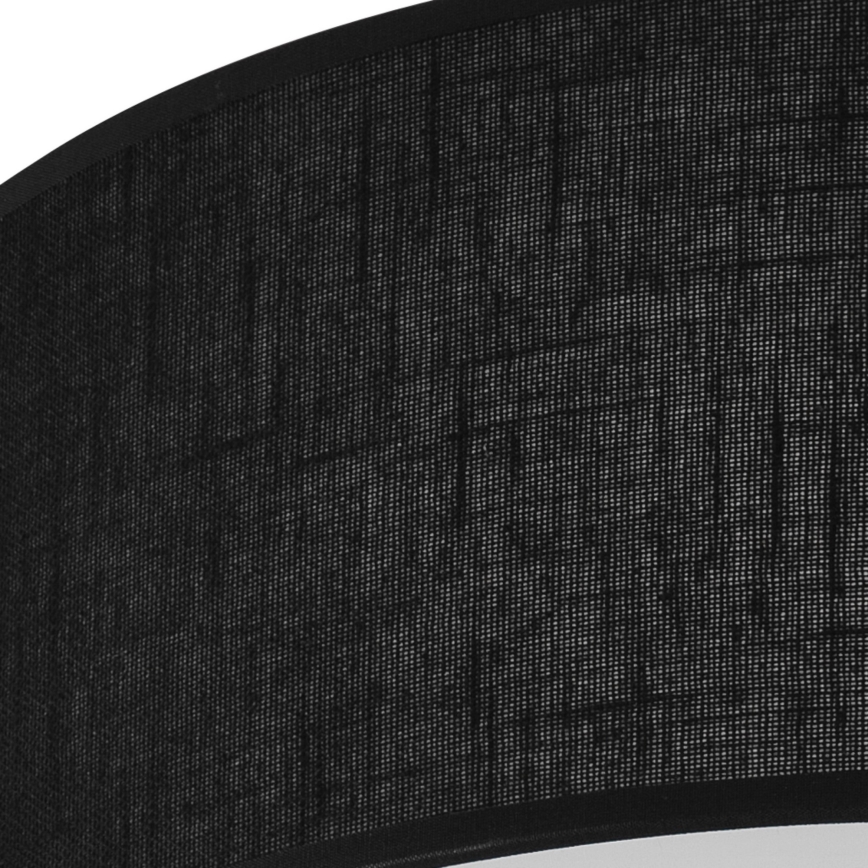Plafonieră SIRJA 2xE27/15W/230V Ø 45 cm negru