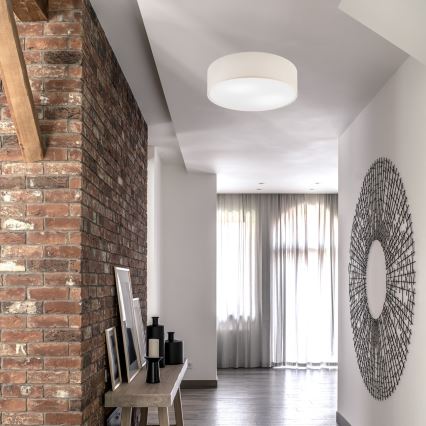 Lustr de tavan SIRJA 2xE27/60W/230V diametru 45 cm crem