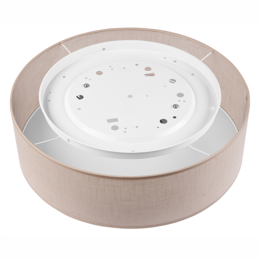 Lustr de tavan SIRJA 2xE27/60W/230V diametru 45 cm bej