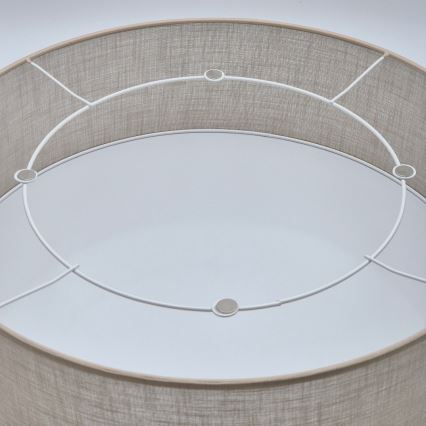 Lustr de tavan SIRJA 2xE27/60W/230V diametru 45 cm bej