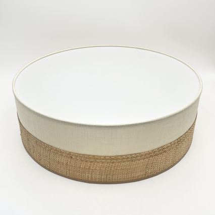 Plafonieră SIRJA BOHO 2xE27/15W/230V Ø 45 cm bej/crem