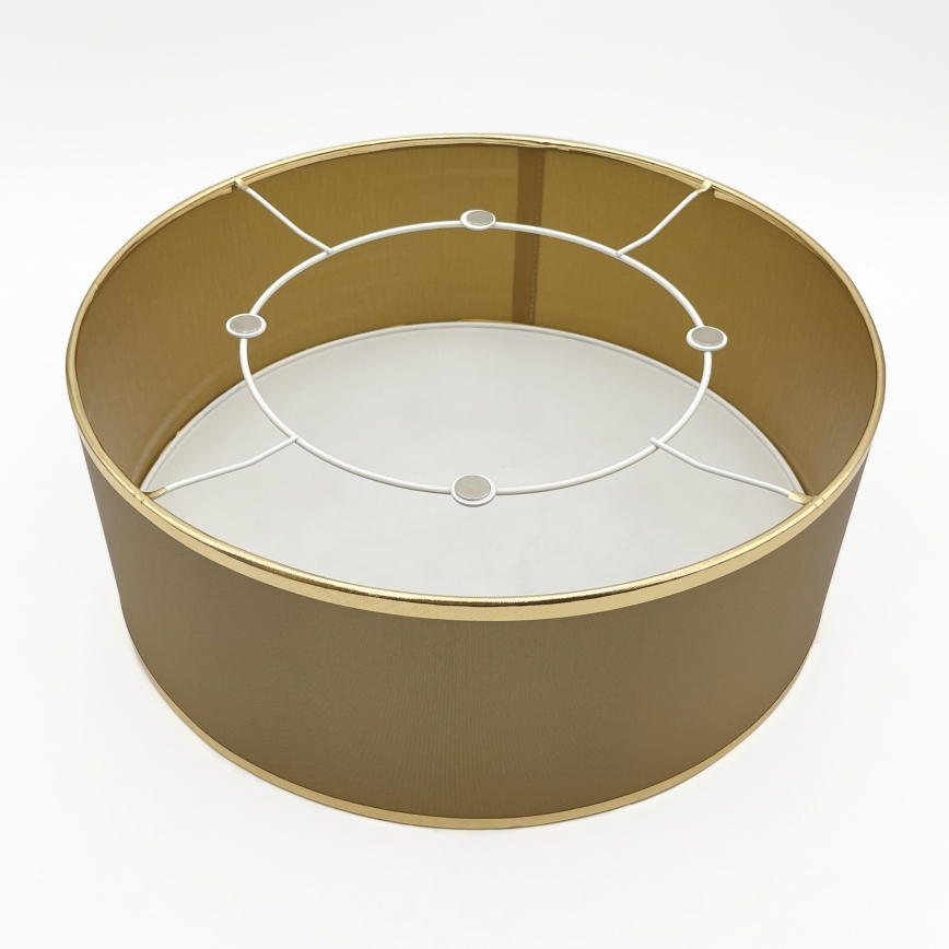 Plafonieră SIRJA DOUBLE, 2 x E14, 15 W fiecare, 230 V, Ø 35 cm, maro/auriu