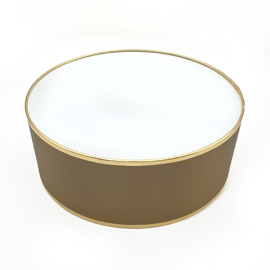 Plafonieră SIRJA DOUBLE, 2 x E14, 15 W fiecare, 230 V, Ø 35 cm, maro/auriu