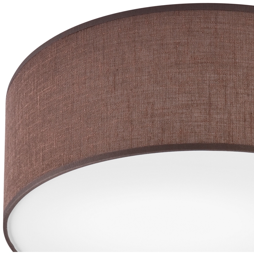 Plafonieră SIRJA DOUBLE 2xE27/15W/230V d. 35 cm maro