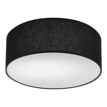 Plafonieră SIRJA DOUBLE 2xE27/15W/230V d. 35 cm negru