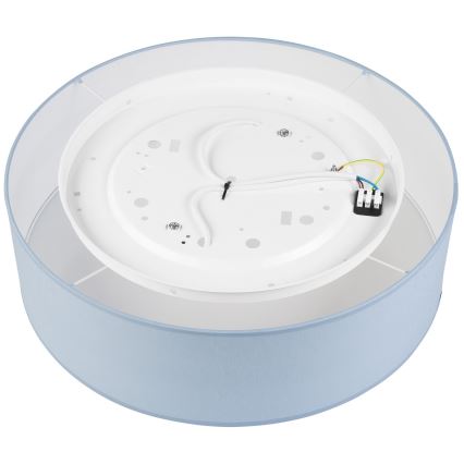 Plafonieră SIRJA PASTEL, 2 x E27, 15 W, 230 V, Ø 45 cm, albastră