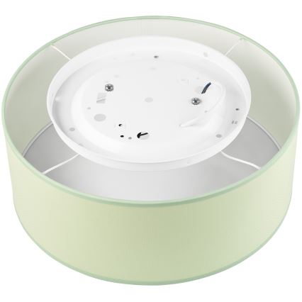 Plafonieră SIRJA PASTEL DOUBLE 2xE27/15W/230V d. 35 cm verde
