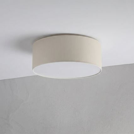 Plafonieră SIRJA PLISADO 2xE27/15W/230V, diametru 35 cm, crem