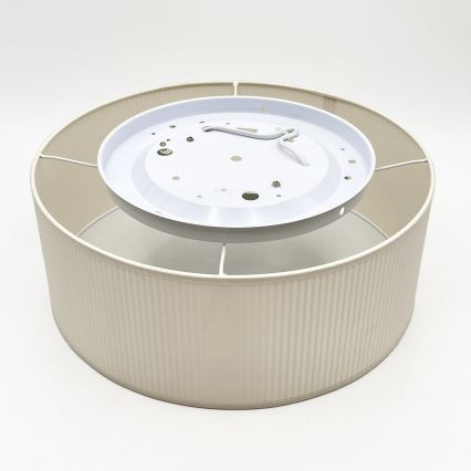 Plafonieră SIRJA PLISADO 2xE27/15W/230V, diametru 35 cm, crem