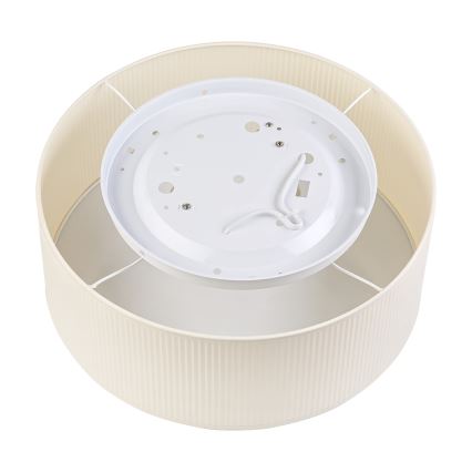 Plafonieră SIRJA PLISADO 2xE27/15W/230V, diametru 35 cm, crem