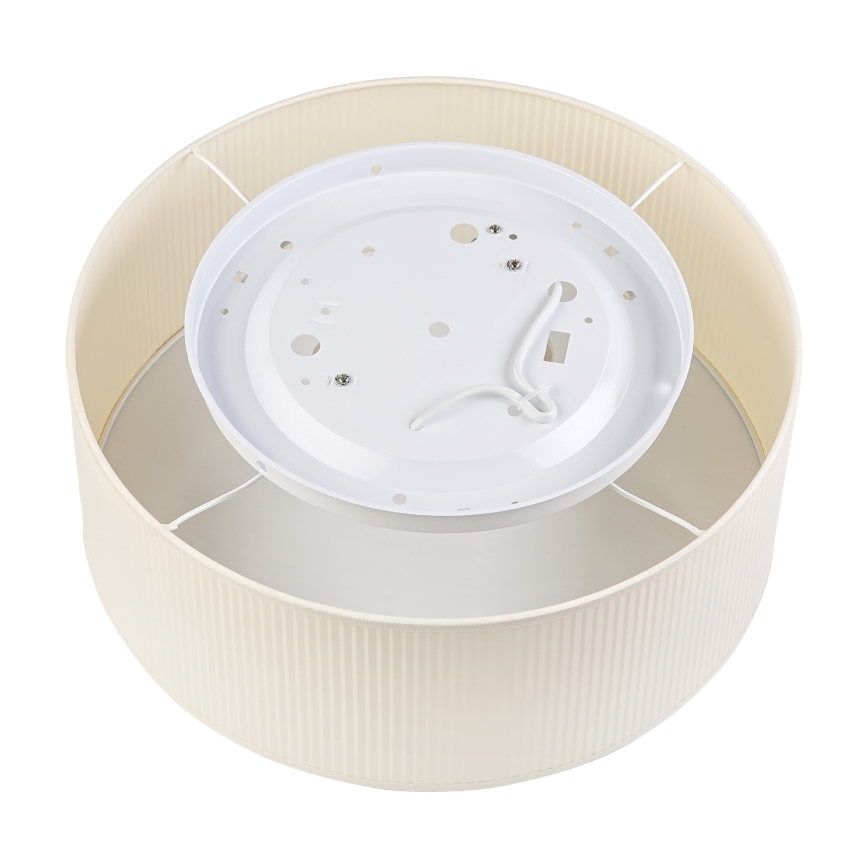 Plafonieră SIRJA PLISADO 2xE27/15W/230V, diametru 35 cm, crem