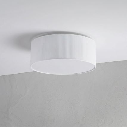 Plafonieră SIRJA PLISADO 2xE27/15W/230V Ø 35 cm albă